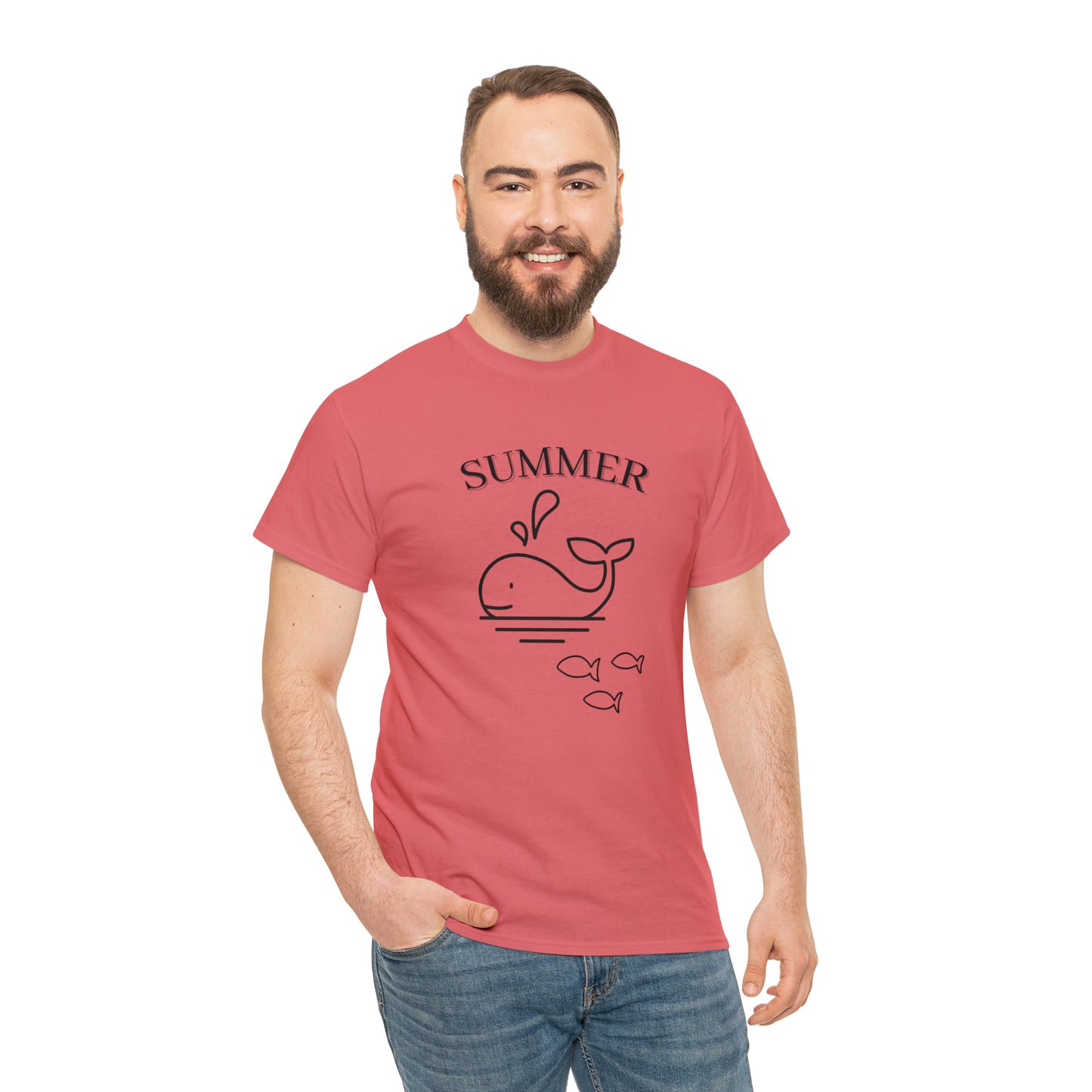 Summer T-shirt | Women's Summer T-shirt, Short Sleeve T-shirt, Beach T-shirt, Beach Lover Gift, Women's Summer Tee, Whale T-shirt