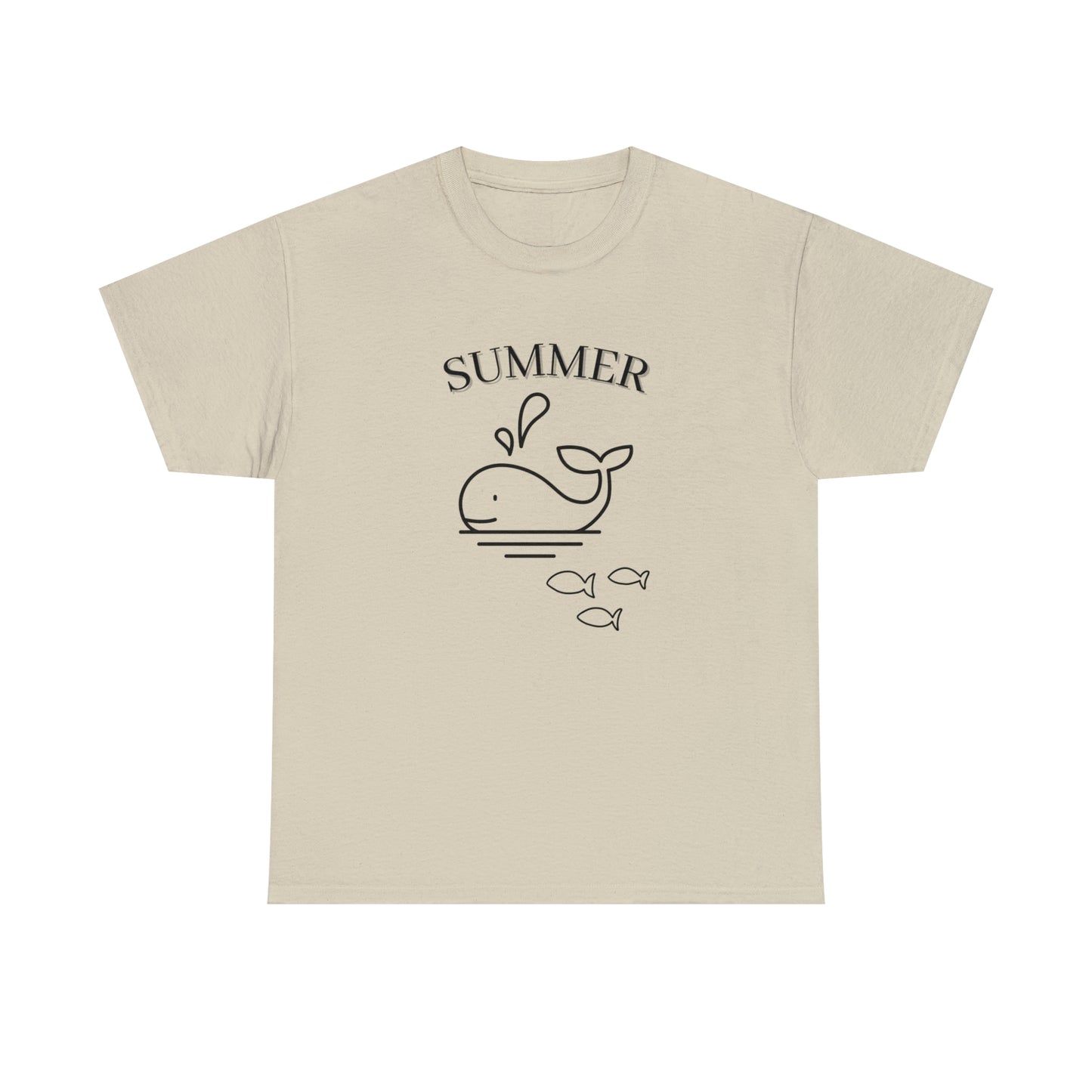 Summer T-shirt | Women's Summer T-shirt, Short Sleeve T-shirt, Beach T-shirt, Beach Lover Gift, Women's Summer Tee, Whale T-shirt