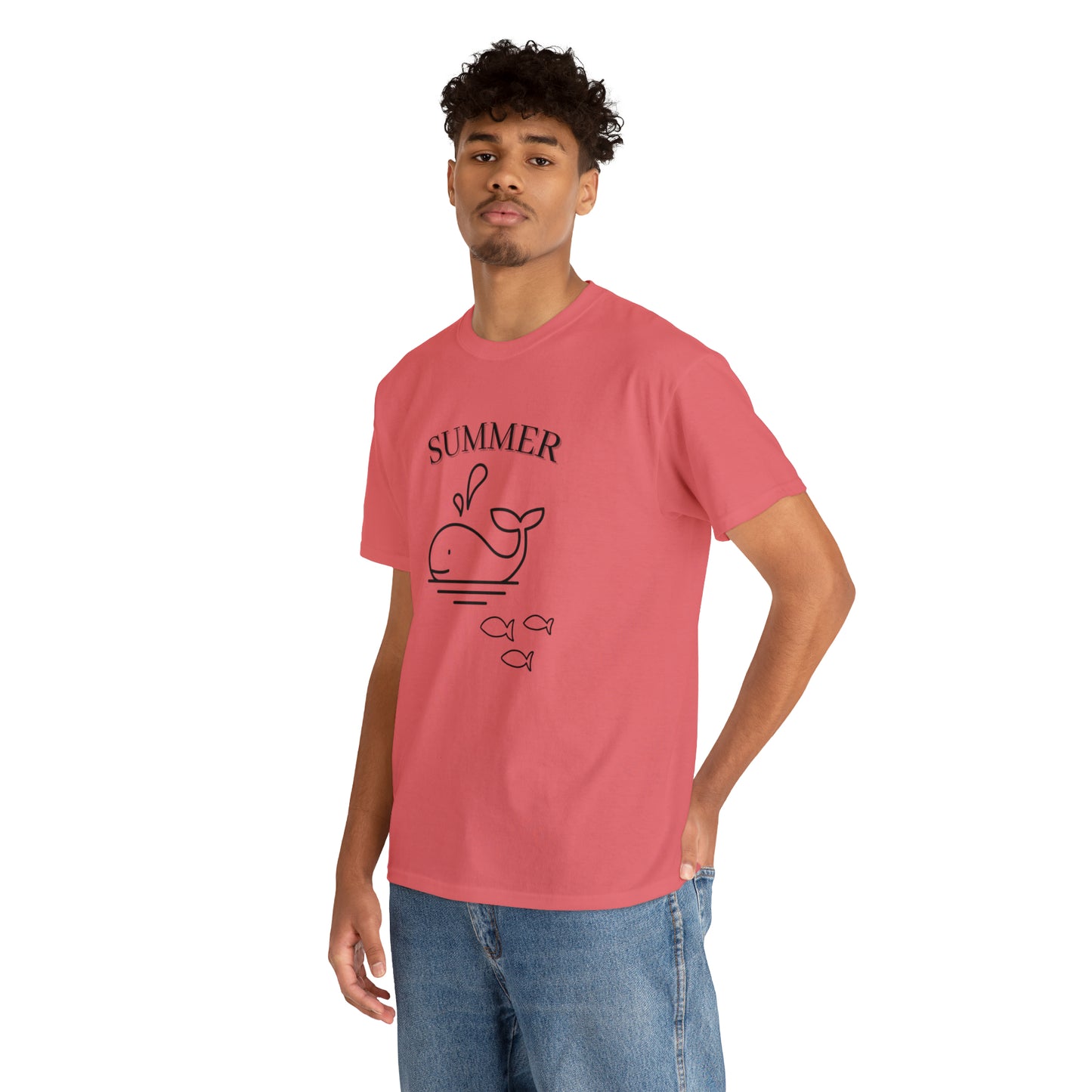 Summer T-shirt | Women's Summer T-shirt, Short Sleeve T-shirt, Beach T-shirt, Beach Lover Gift, Women's Summer Tee, Whale T-shirt