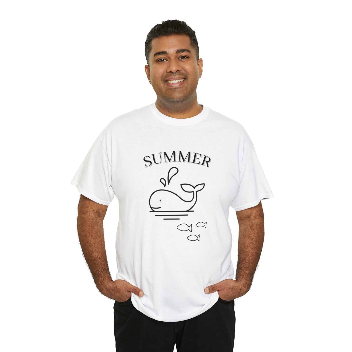 Summer T-shirt | Women's Summer T-shirt, Short Sleeve T-shirt, Beach T-shirt, Beach Lover Gift, Women's Summer Tee, Whale T-shirt