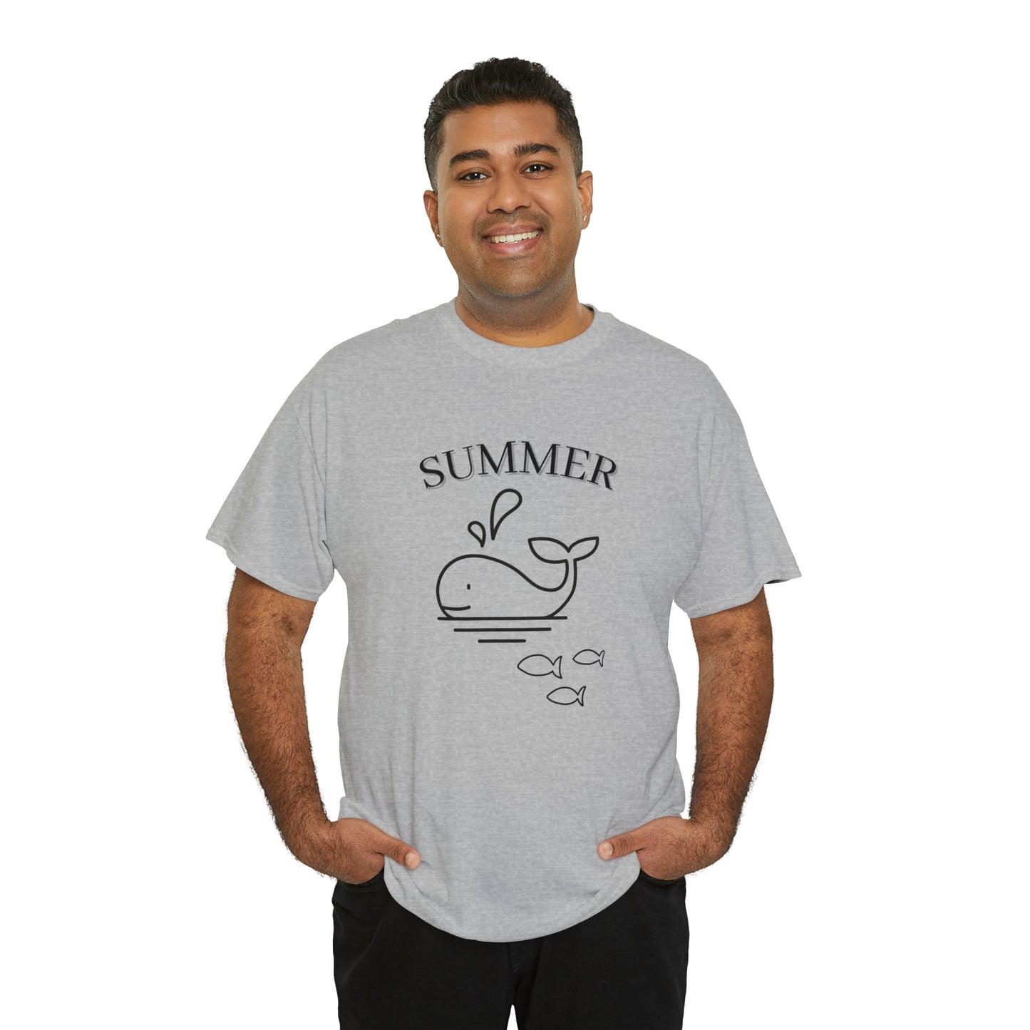 Summer T-shirt | Women's Summer T-shirt, Short Sleeve T-shirt, Beach T-shirt, Beach Lover Gift, Women's Summer Tee, Whale T-shirt