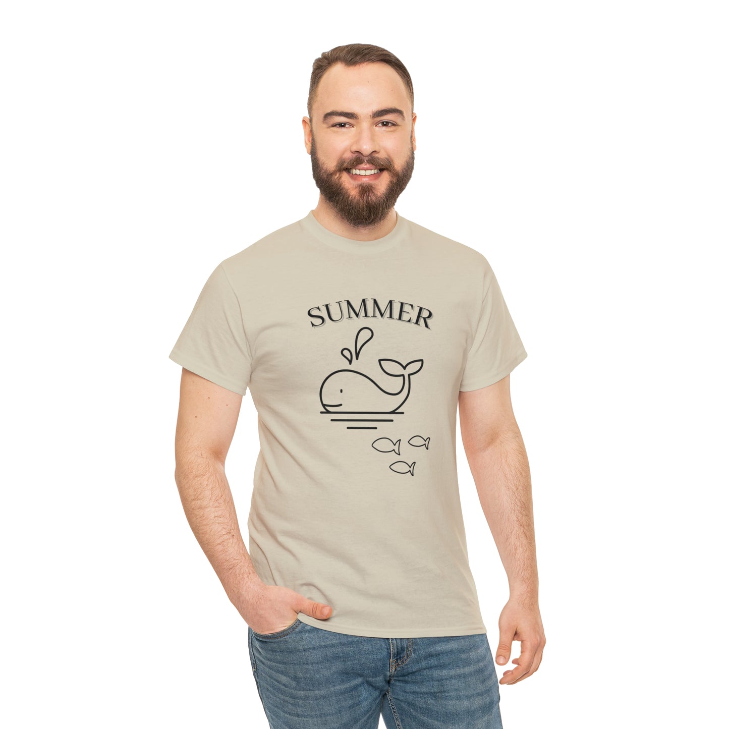 Summer T-shirt | Women's Summer T-shirt, Short Sleeve T-shirt, Beach T-shirt, Beach Lover Gift, Women's Summer Tee, Whale T-shirt