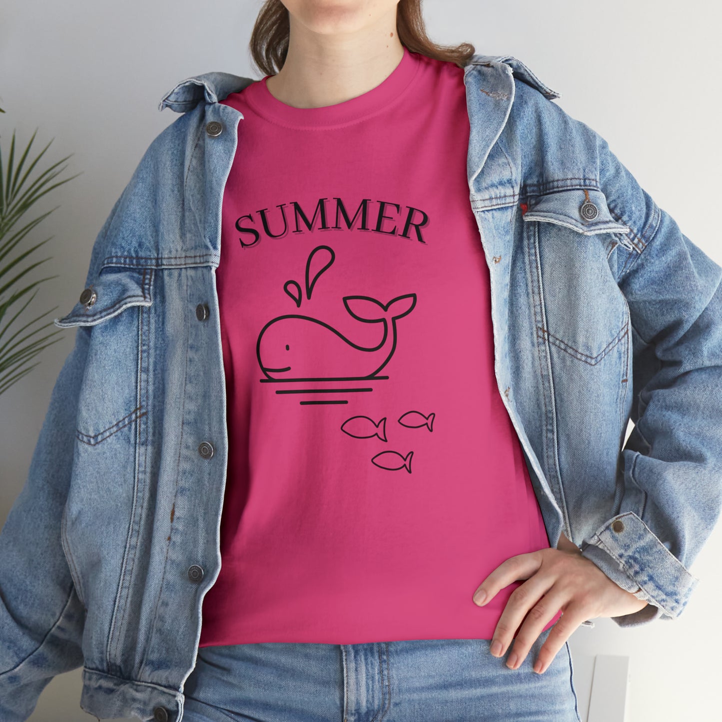 Summer T-shirt | Women's Summer T-shirt, Short Sleeve T-shirt, Beach T-shirt, Beach Lover Gift, Women's Summer Tee, Whale T-shirt