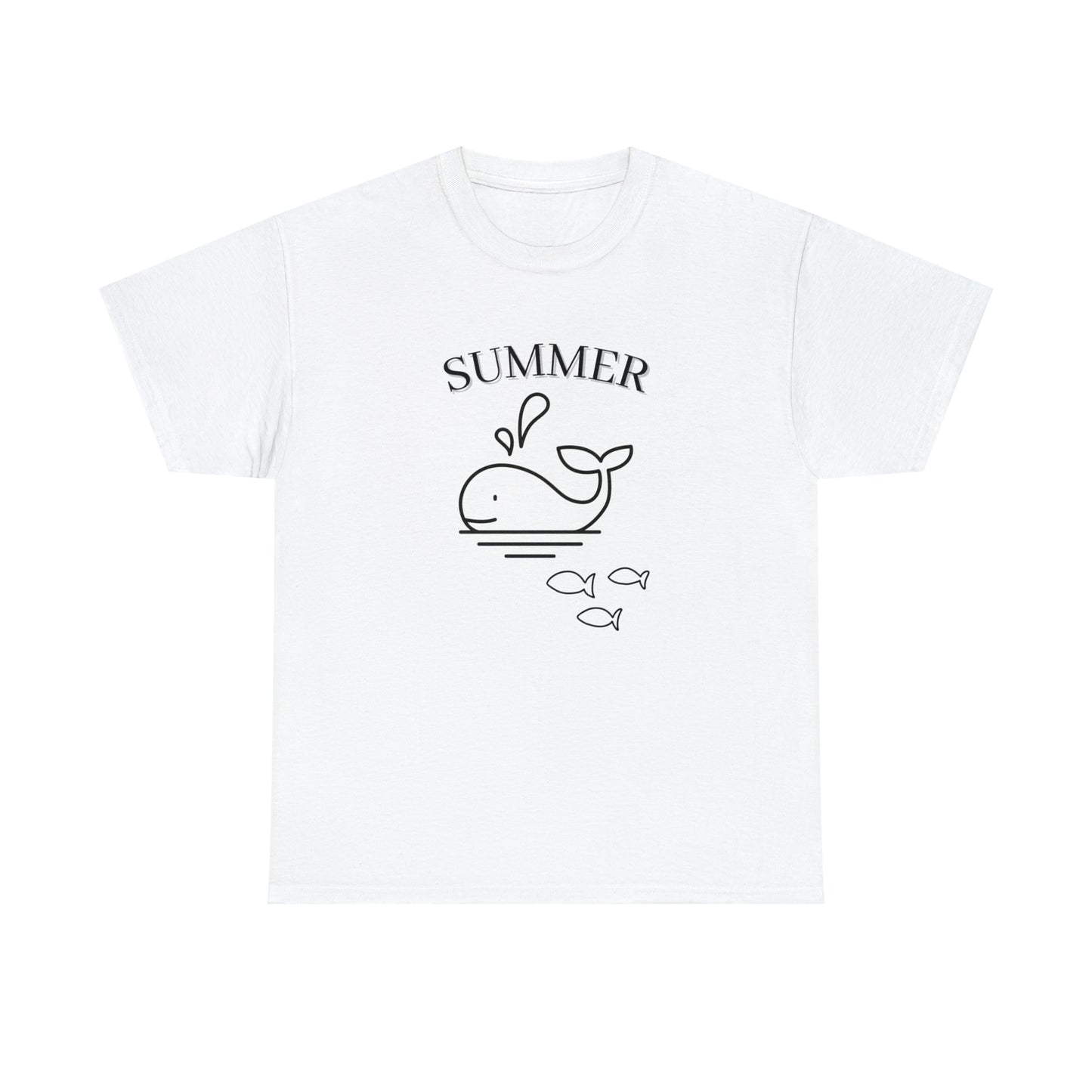 Summer T-shirt | Women's Summer T-shirt, Short Sleeve T-shirt, Beach T-shirt, Beach Lover Gift, Women's Summer Tee, Whale T-shirt