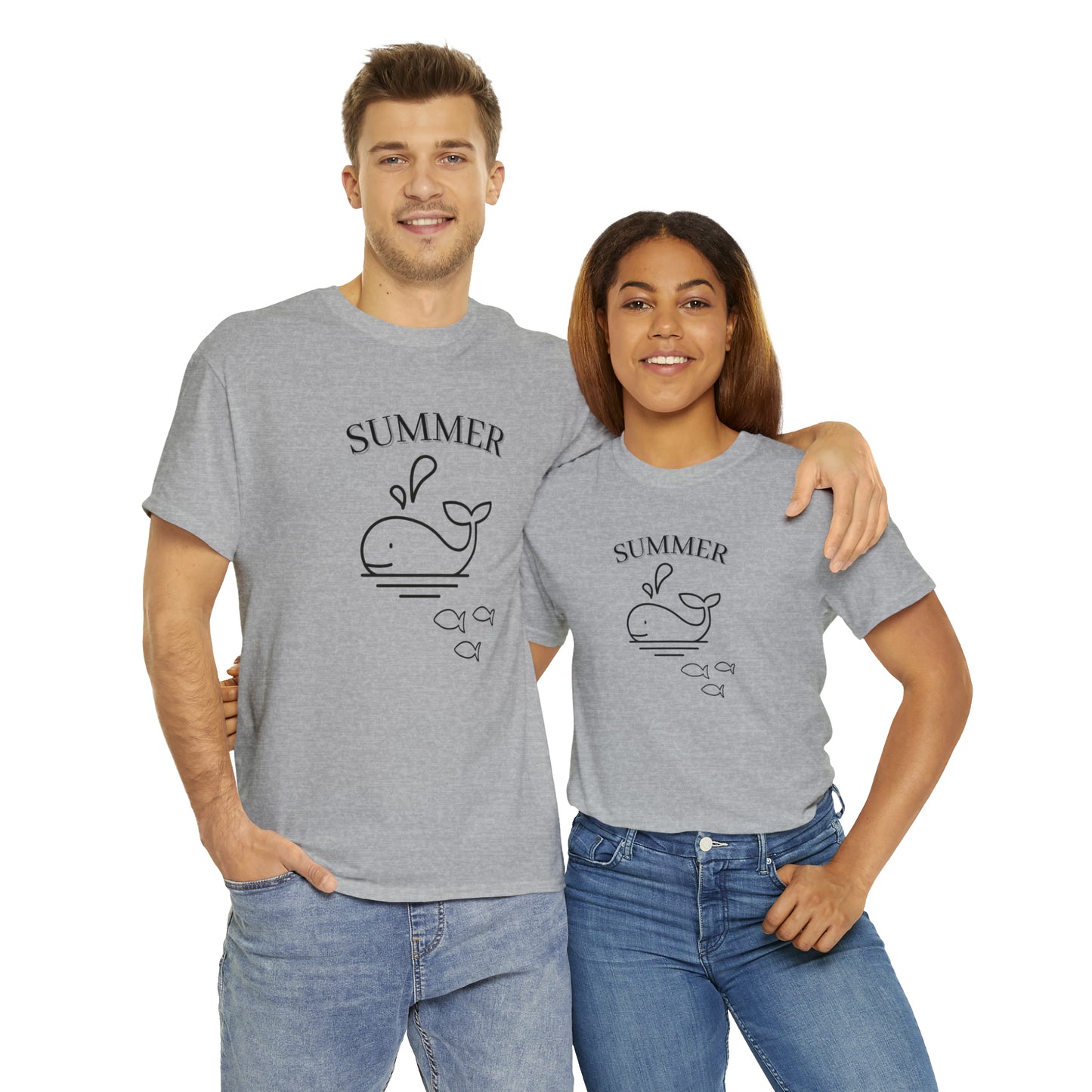 Summer T-shirt | Women's Summer T-shirt, Short Sleeve T-shirt, Beach T-shirt, Beach Lover Gift, Women's Summer Tee, Whale T-shirt