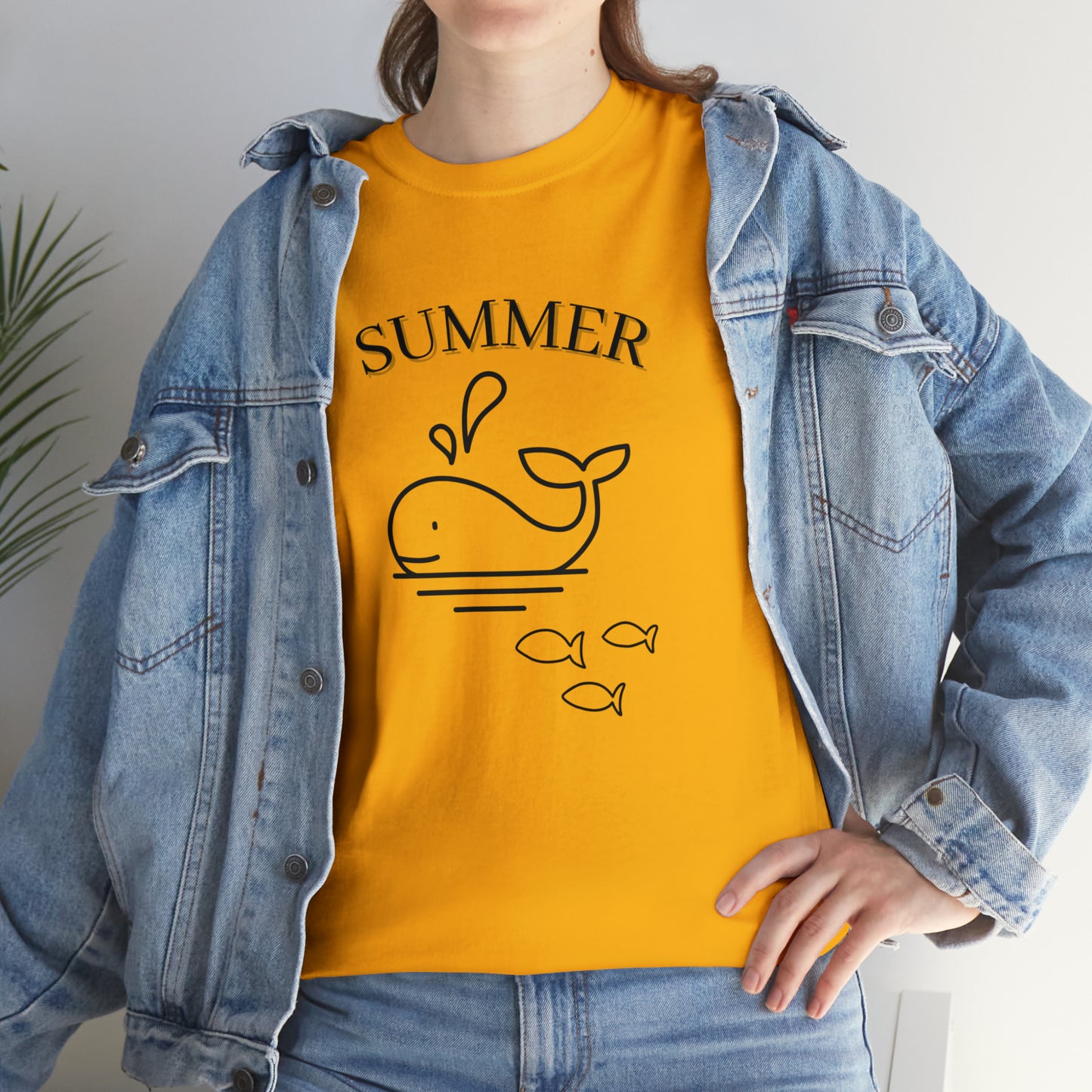 Summer T-shirt | Women's Summer T-shirt, Short Sleeve T-shirt, Beach T-shirt, Beach Lover Gift, Women's Summer Tee, Whale T-shirt