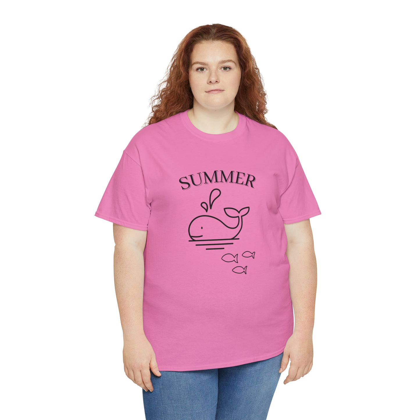 Summer T-shirt | Women's Summer T-shirt, Short Sleeve T-shirt, Beach T-shirt, Beach Lover Gift, Women's Summer Tee, Whale T-shirt