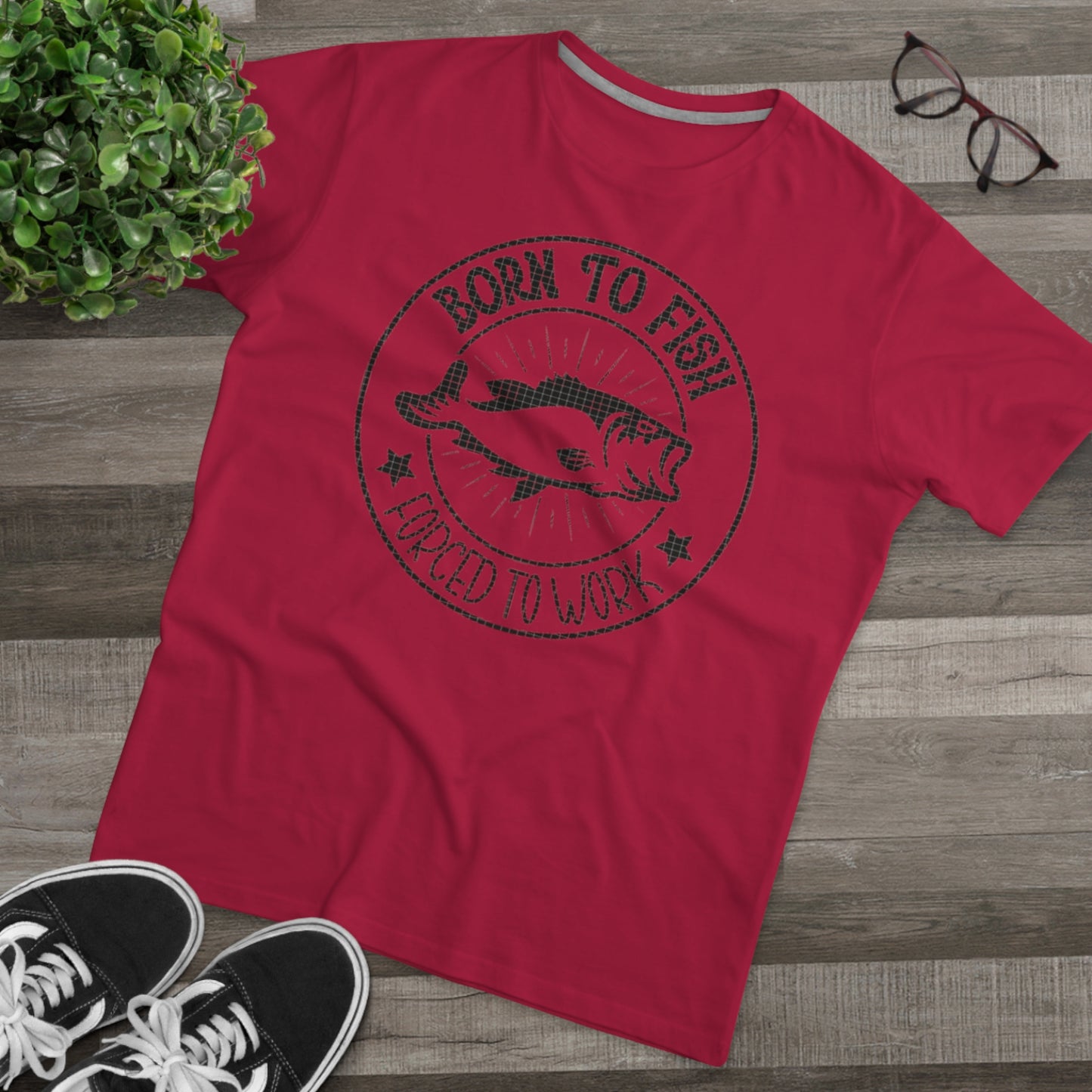 Men's Fishing T-Shirt | Born To Fish Forced To Word, Fisherman Gifts, Fathers Day Gift, Dad Gift, Fishing T-Shirt