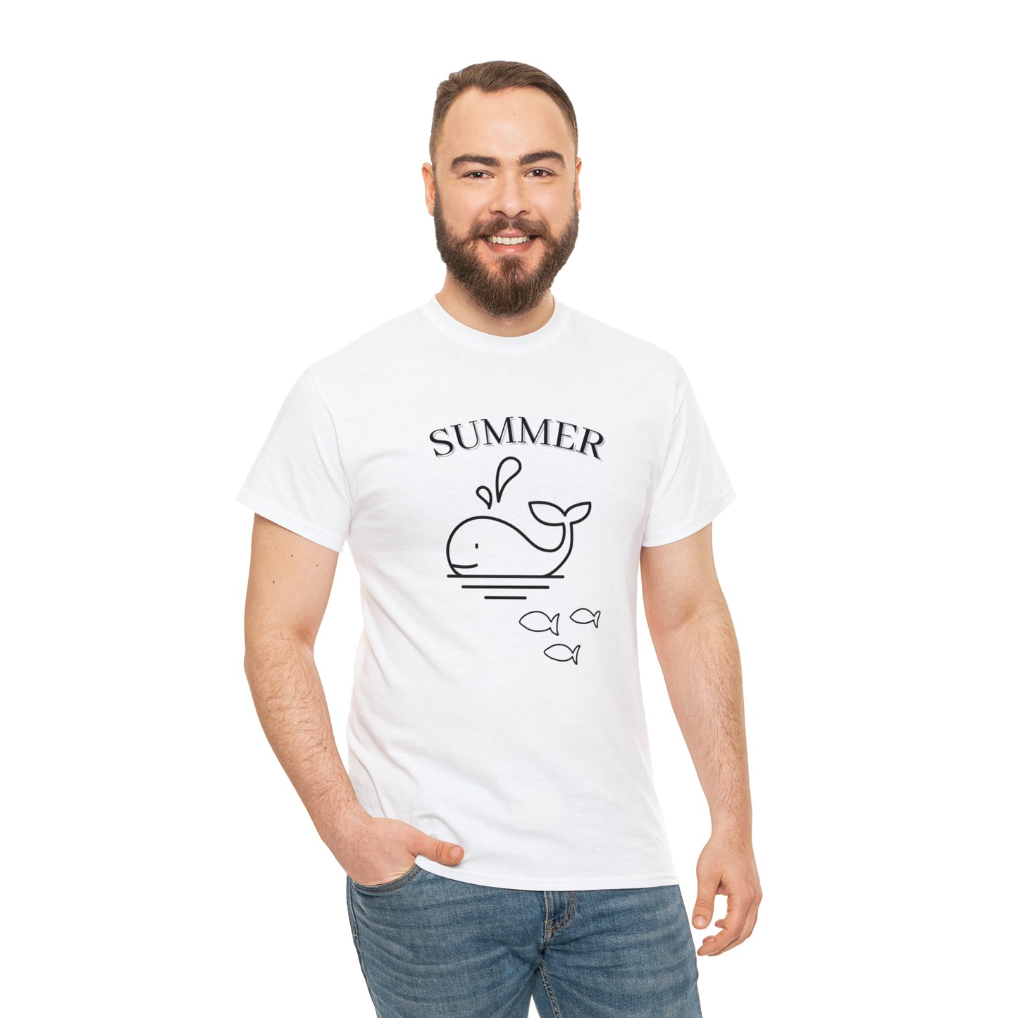 Summer T-shirt | Women's Summer T-shirt, Short Sleeve T-shirt, Beach T-shirt, Beach Lover Gift, Women's Summer Tee, Whale T-shirt