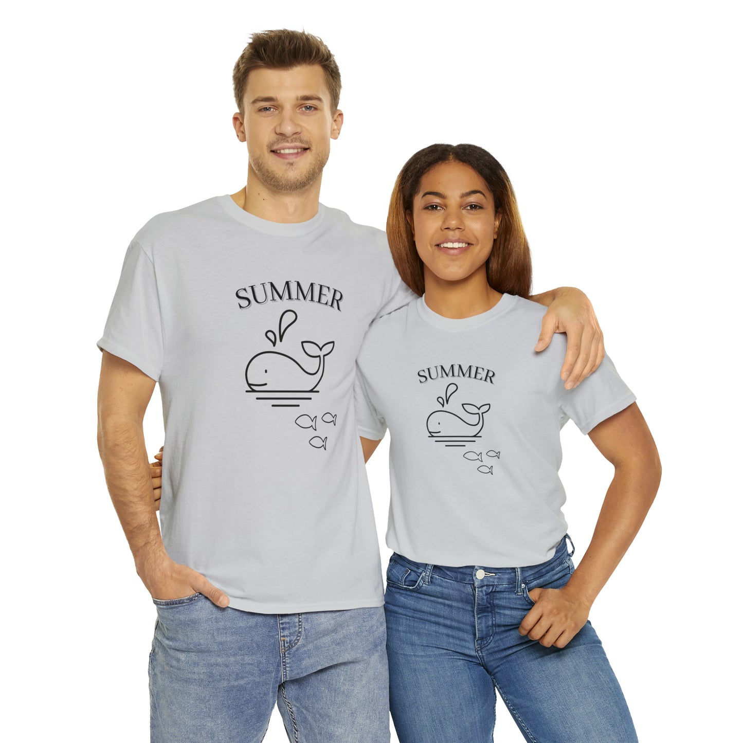 Summer T-shirt | Women's Summer T-shirt, Short Sleeve T-shirt, Beach T-shirt, Beach Lover Gift, Women's Summer Tee, Whale T-shirt