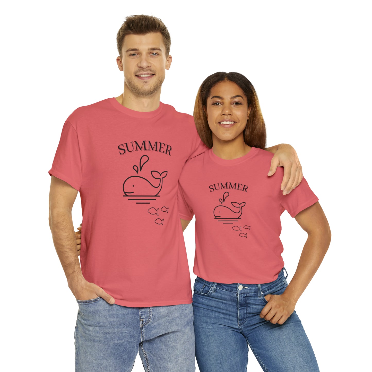 Summer T-shirt | Women's Summer T-shirt, Short Sleeve T-shirt, Beach T-shirt, Beach Lover Gift, Women's Summer Tee, Whale T-shirt