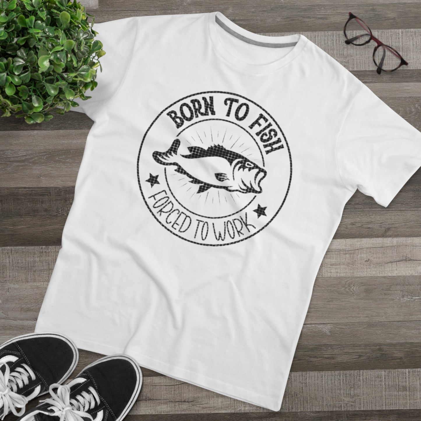 Men's Fishing T-Shirt | Born To Fish Forced To Word, Fisherman Gifts, Fathers Day Gift, Dad Gift, Fishing T-Shirt