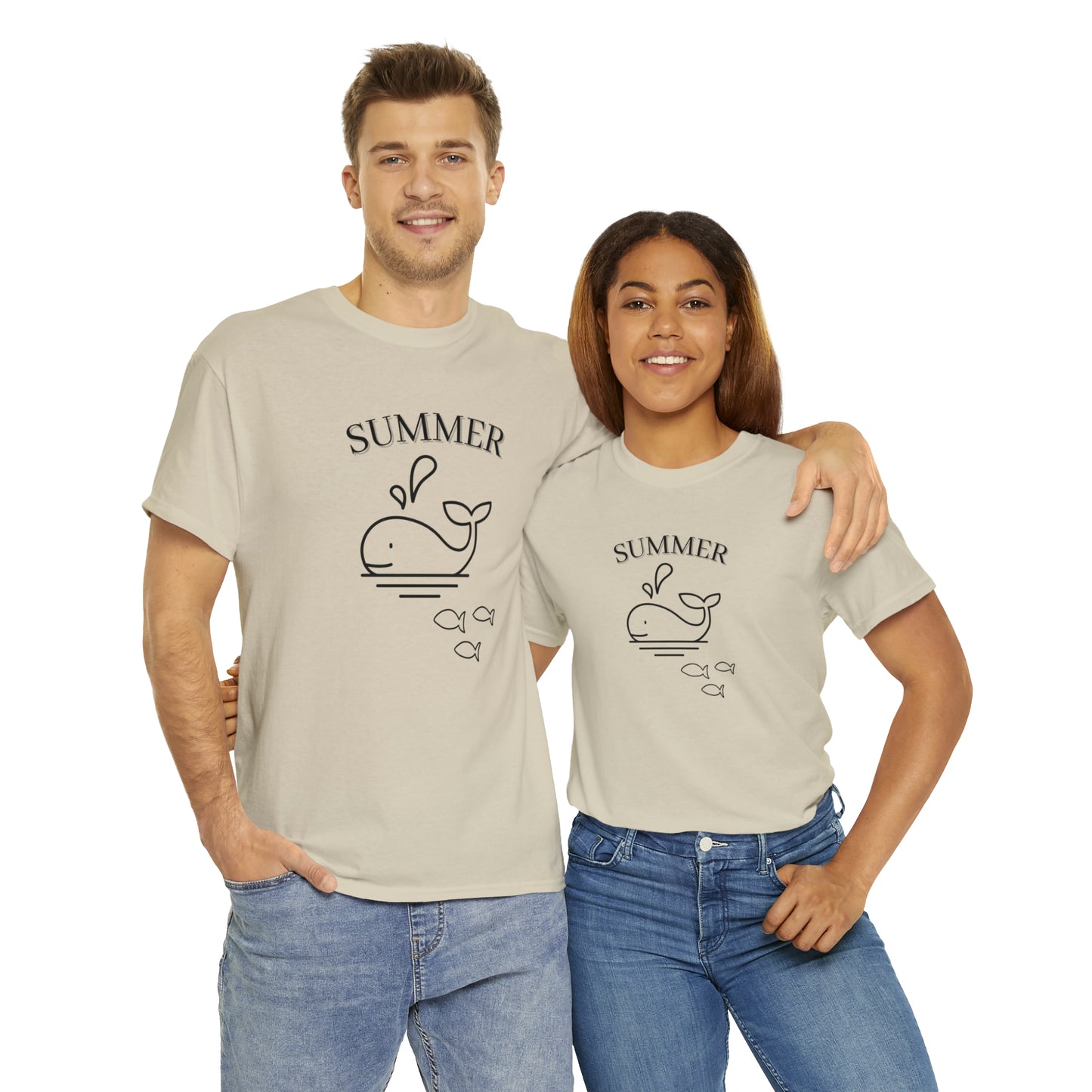 Summer T-shirt | Women's Summer T-shirt, Short Sleeve T-shirt, Beach T-shirt, Beach Lover Gift, Women's Summer Tee, Whale T-shirt