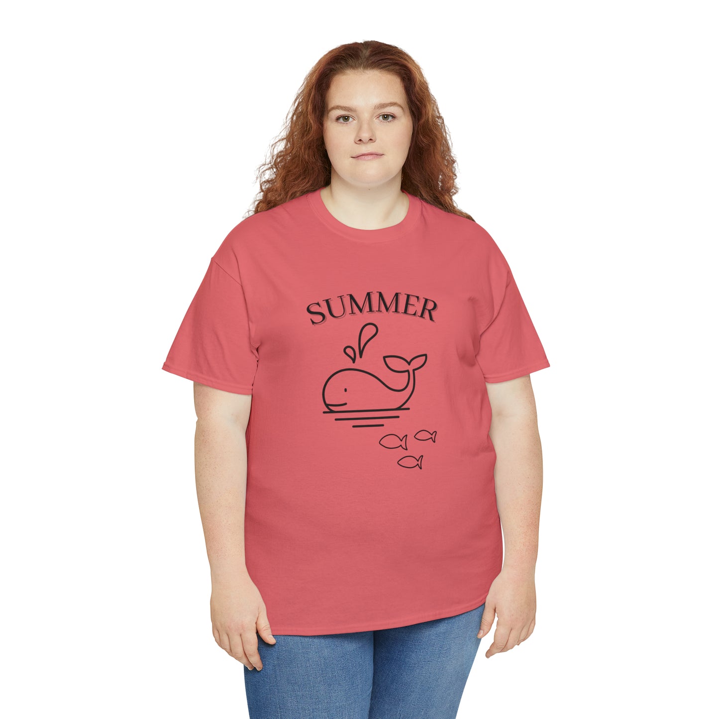 Summer T-shirt | Women's Summer T-shirt, Short Sleeve T-shirt, Beach T-shirt, Beach Lover Gift, Women's Summer Tee, Whale T-shirt