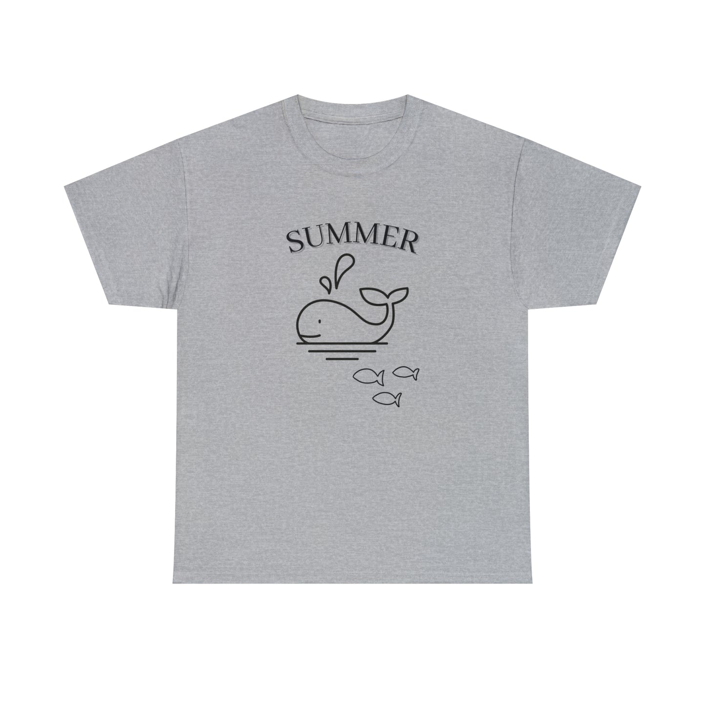 Summer T-shirt | Women's Summer T-shirt, Short Sleeve T-shirt, Beach T-shirt, Beach Lover Gift, Women's Summer Tee, Whale T-shirt