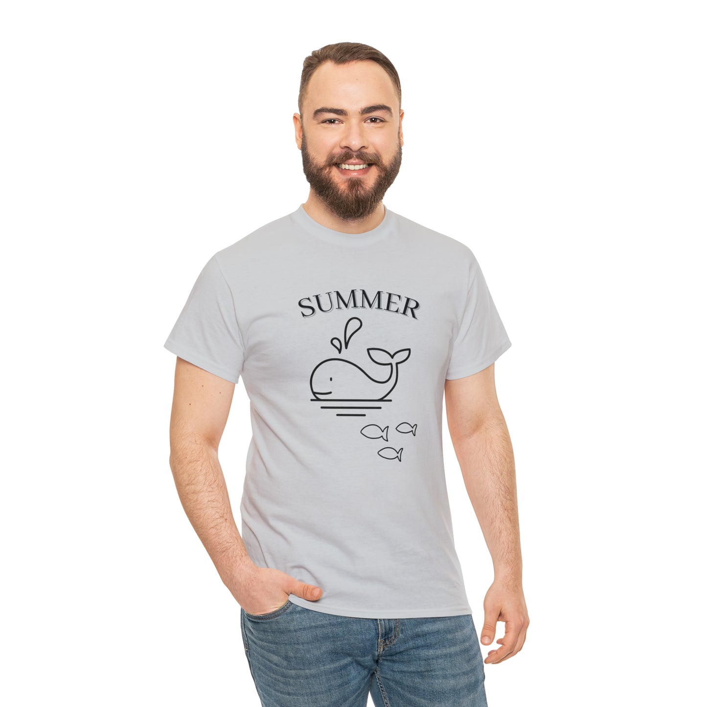 Summer T-shirt | Women's Summer T-shirt, Short Sleeve T-shirt, Beach T-shirt, Beach Lover Gift, Women's Summer Tee, Whale T-shirt