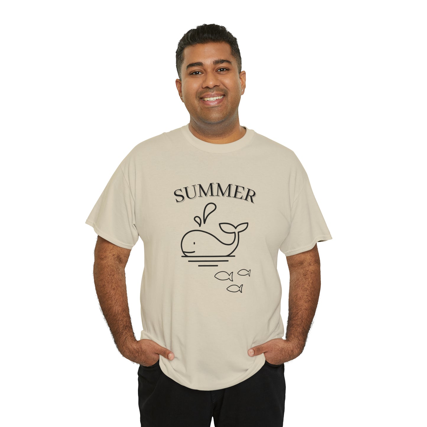 Summer T-shirt | Women's Summer T-shirt, Short Sleeve T-shirt, Beach T-shirt, Beach Lover Gift, Women's Summer Tee, Whale T-shirt