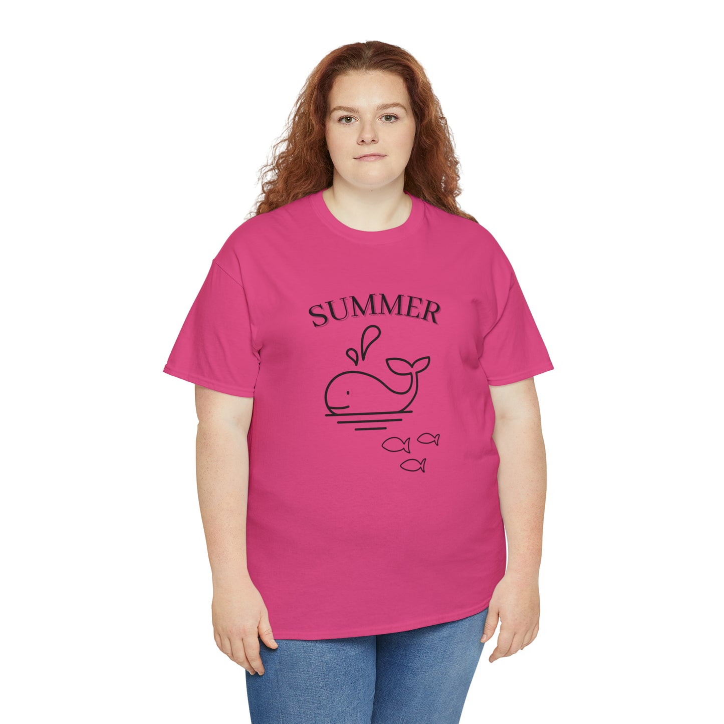 Summer T-shirt | Women's Summer T-shirt, Short Sleeve T-shirt, Beach T-shirt, Beach Lover Gift, Women's Summer Tee, Whale T-shirt