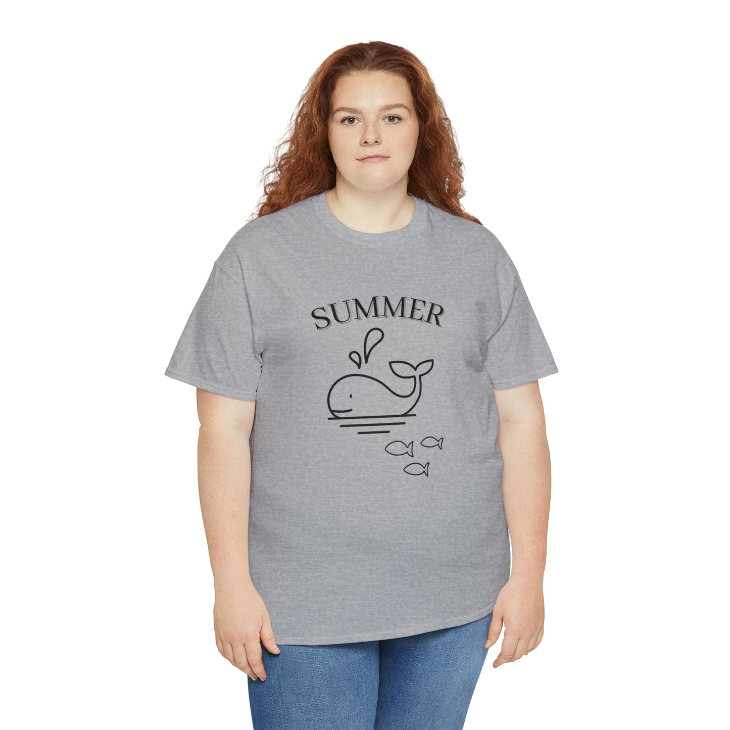 Summer T-shirt | Women's Summer T-shirt, Short Sleeve T-shirt, Beach T-shirt, Beach Lover Gift, Women's Summer Tee, Whale T-shirt