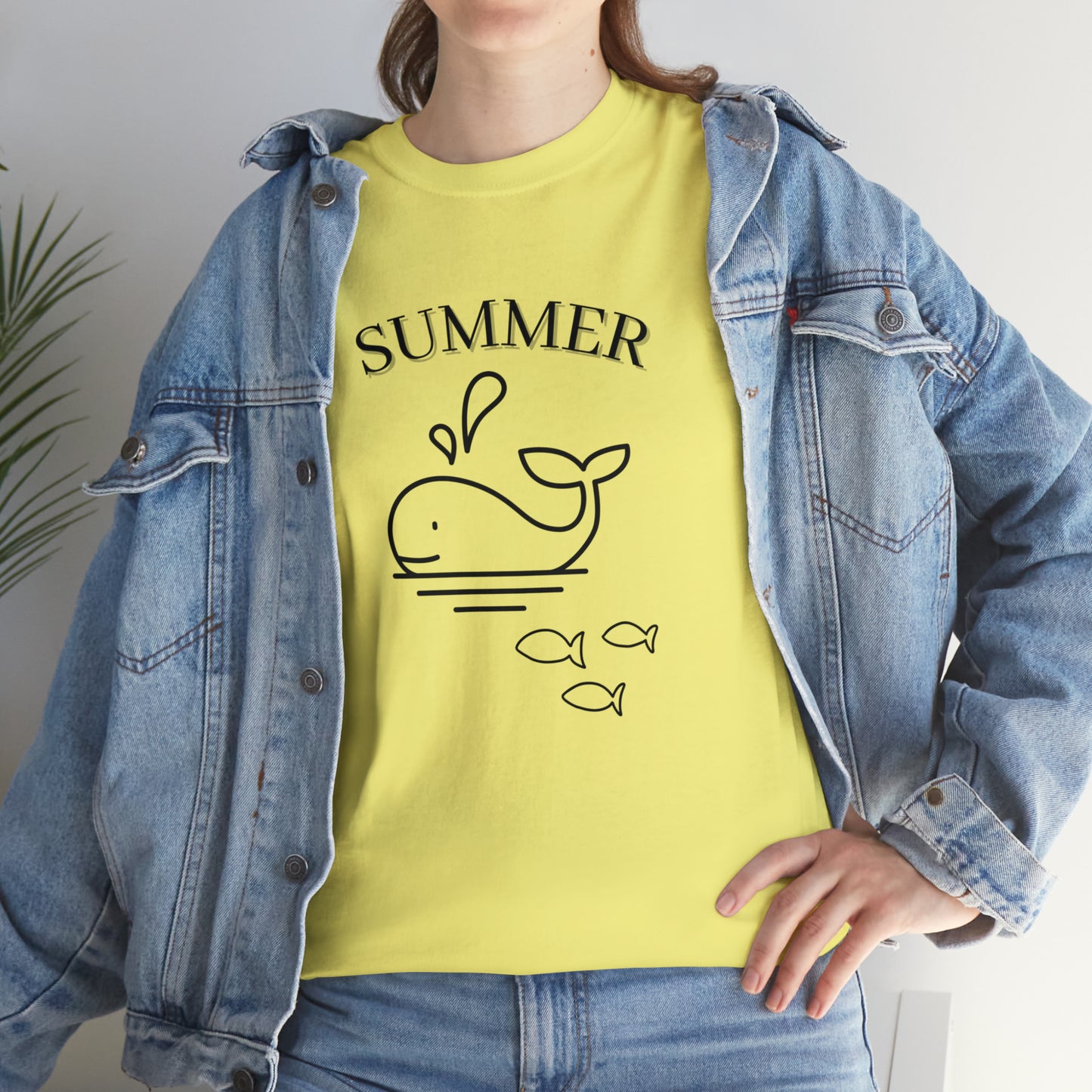Summer T-shirt | Women's Summer T-shirt, Short Sleeve T-shirt, Beach T-shirt, Beach Lover Gift, Women's Summer Tee, Whale T-shirt