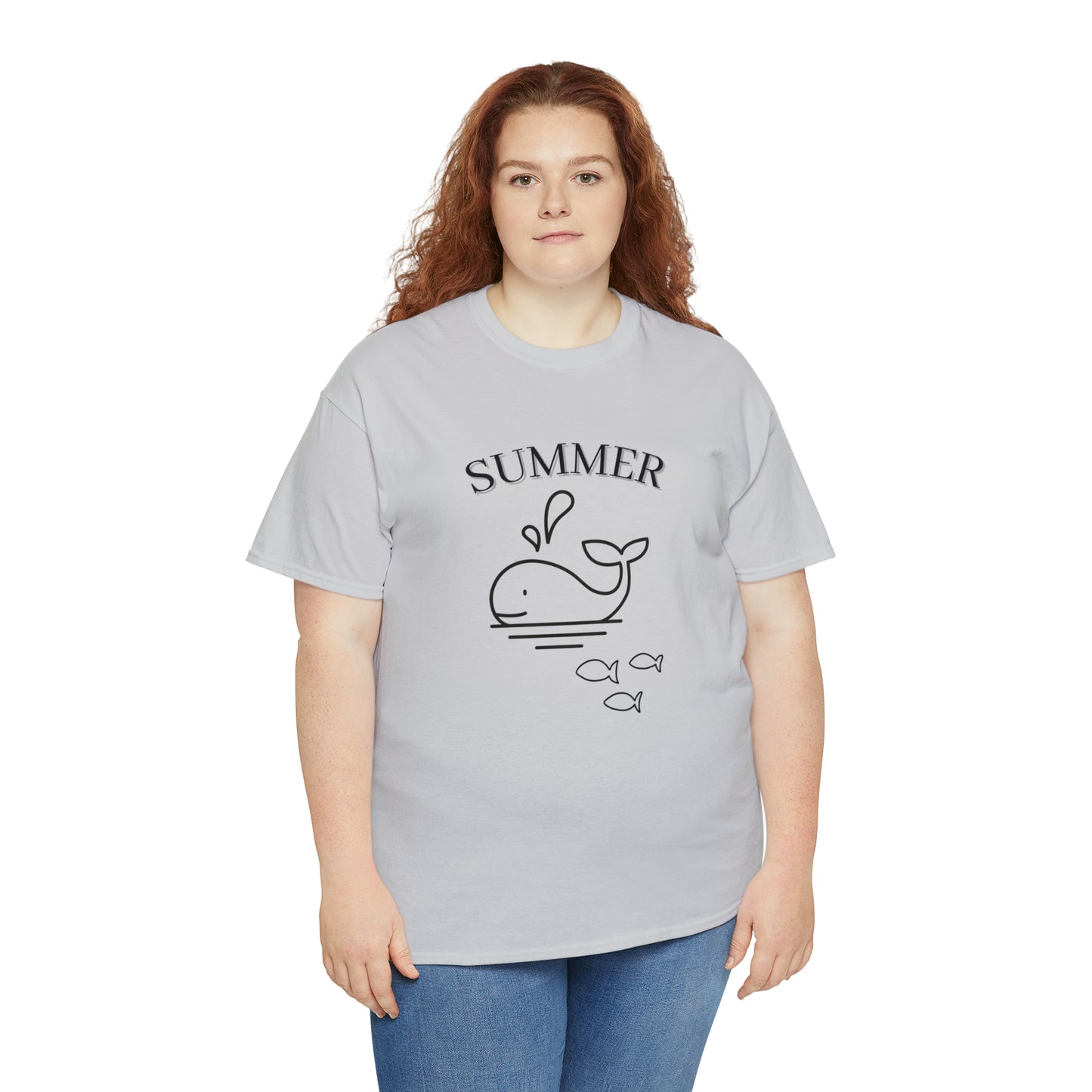 Summer T-shirt | Women's Summer T-shirt, Short Sleeve T-shirt, Beach T-shirt, Beach Lover Gift, Women's Summer Tee, Whale T-shirt