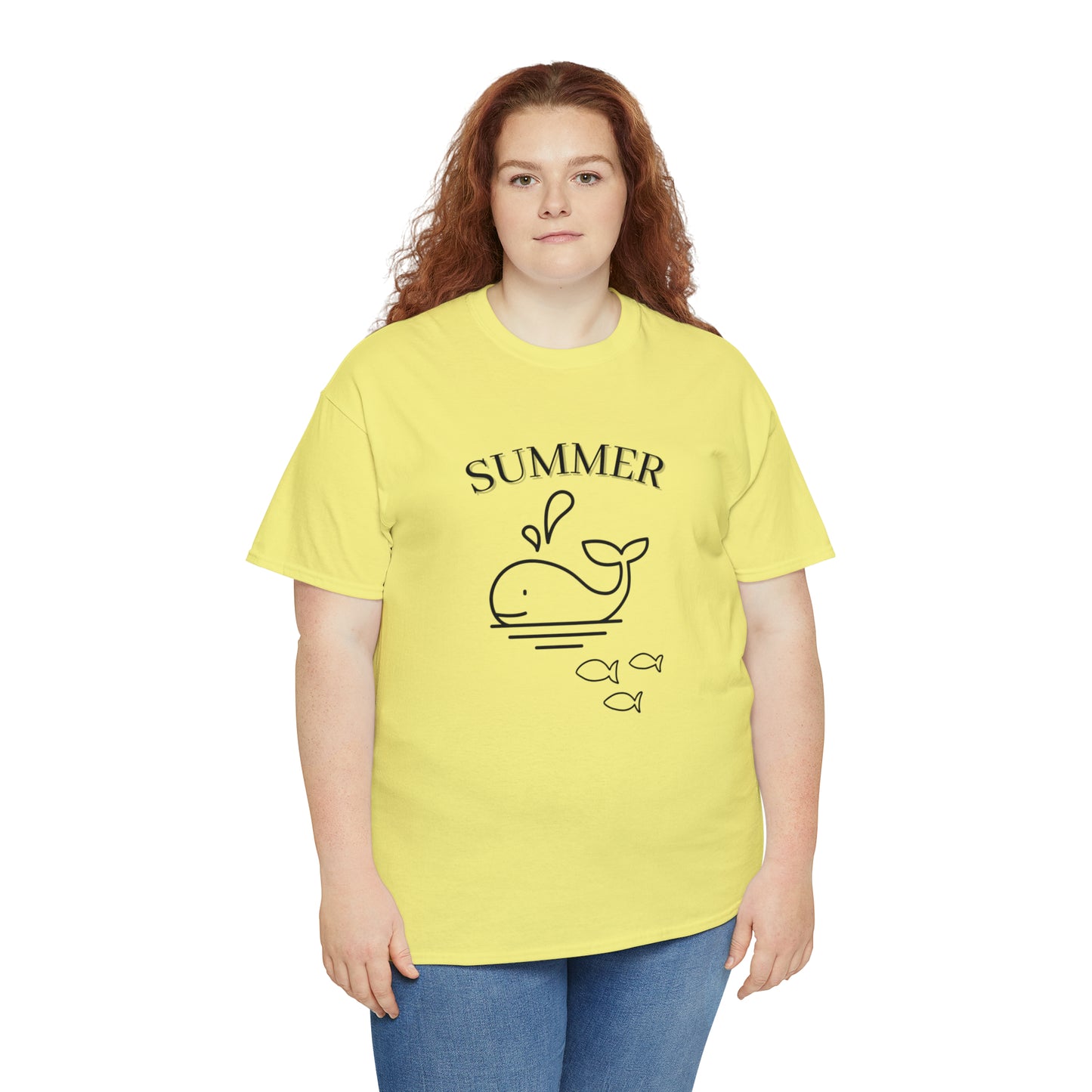 Summer T-shirt | Women's Summer T-shirt, Short Sleeve T-shirt, Beach T-shirt, Beach Lover Gift, Women's Summer Tee, Whale T-shirt