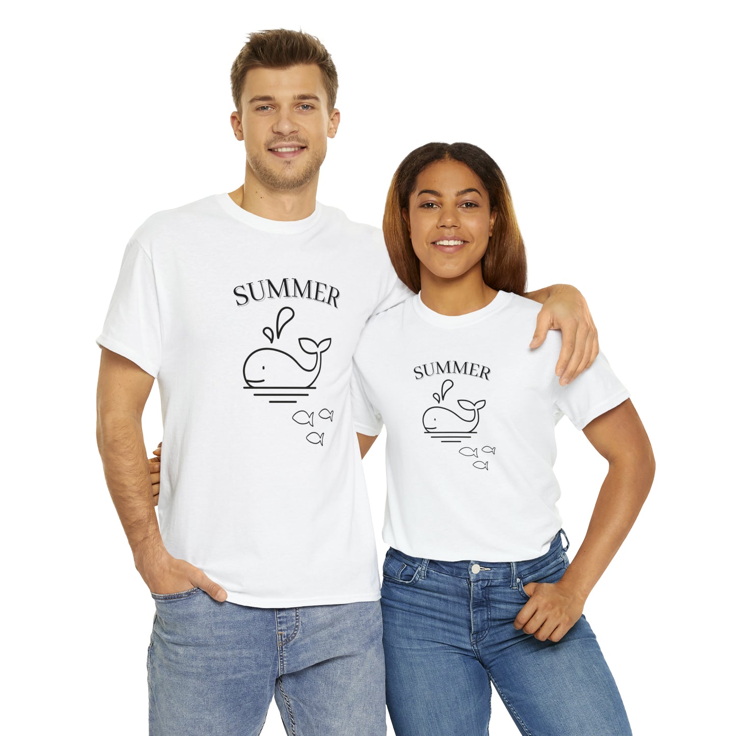 Summer T-shirt | Women's Summer T-shirt, Short Sleeve T-shirt, Beach T-shirt, Beach Lover Gift, Women's Summer Tee, Whale T-shirt