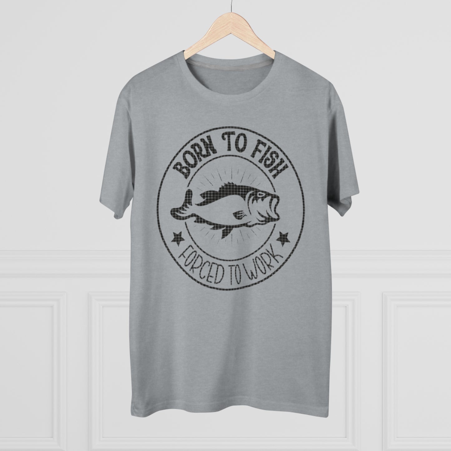 Men's Fishing T-Shirt | Born To Fish Forced To Word, Fisherman Gifts, Fathers Day Gift, Dad Gift, Fishing T-Shirt