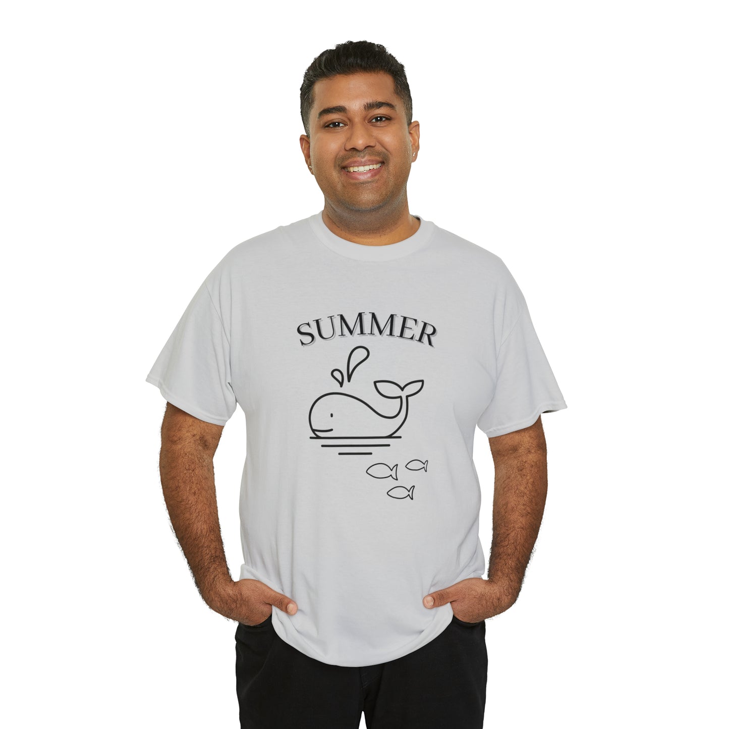 Summer T-shirt | Women's Summer T-shirt, Short Sleeve T-shirt, Beach T-shirt, Beach Lover Gift, Women's Summer Tee, Whale T-shirt