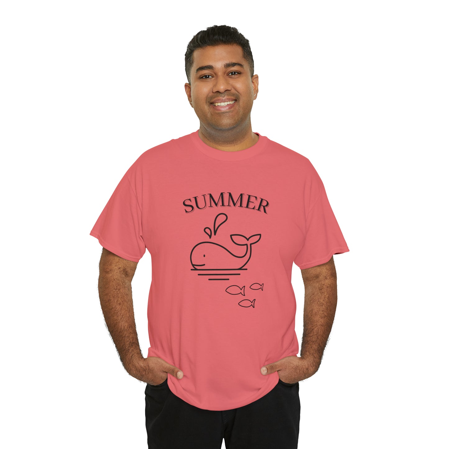 Summer T-shirt | Women's Summer T-shirt, Short Sleeve T-shirt, Beach T-shirt, Beach Lover Gift, Women's Summer Tee, Whale T-shirt