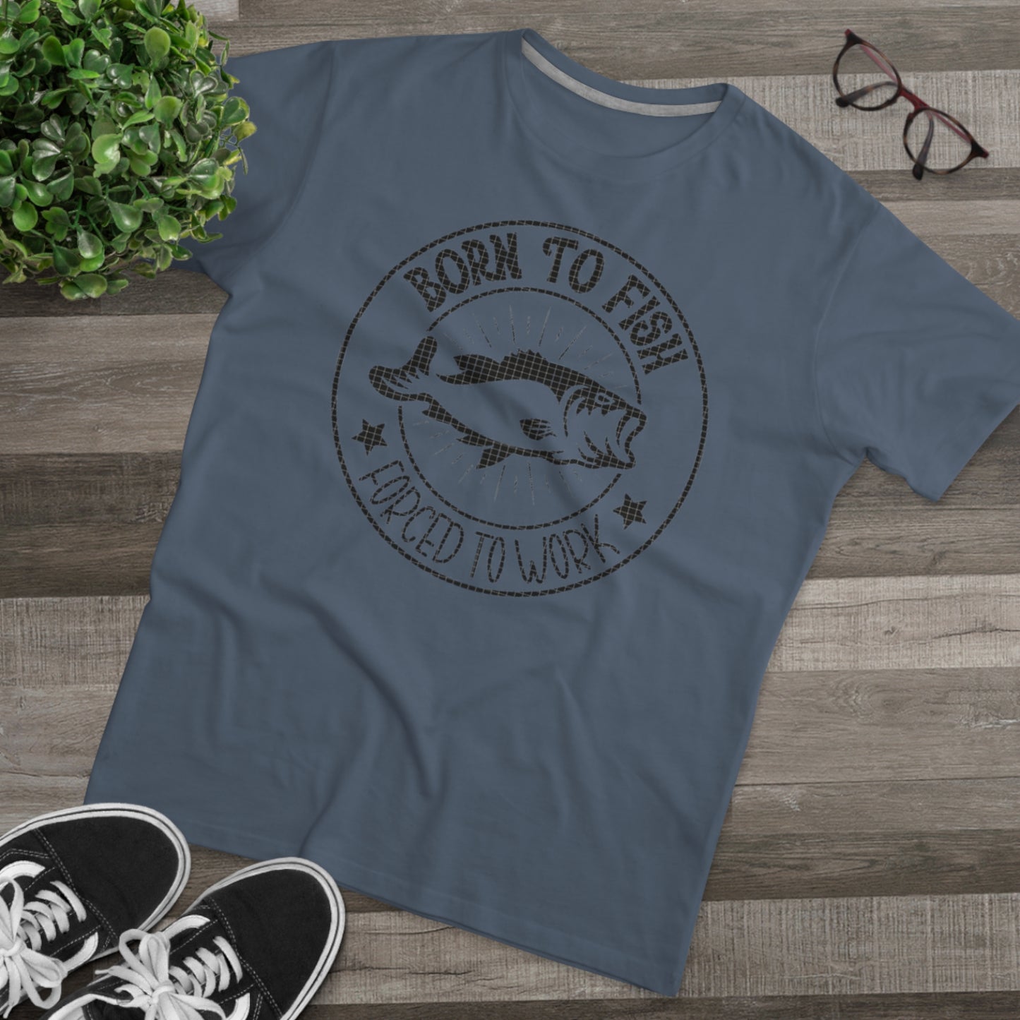 Men's Fishing T-Shirt | Born To Fish Forced To Word, Fisherman Gifts, Fathers Day Gift, Dad Gift, Fishing T-Shirt