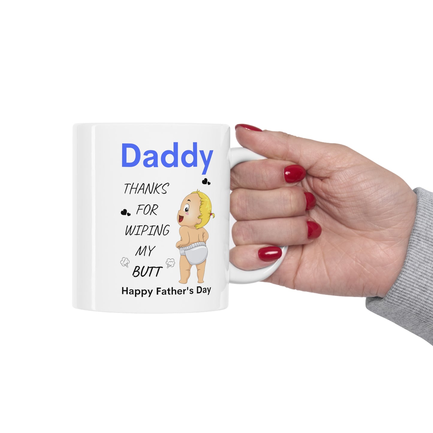 Father's Day Gift | Daddy Gift, Ceramic Mug 11oz