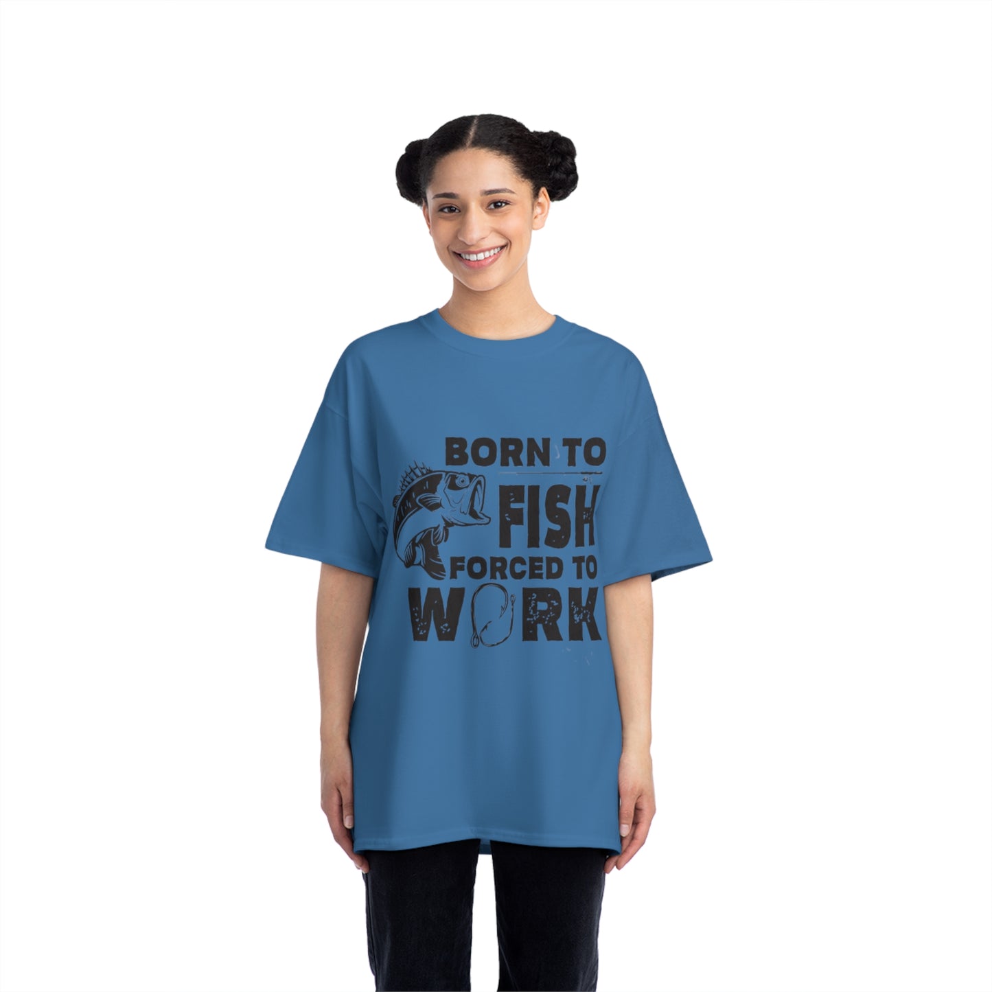 Born To Fish Forced To Work Men's T-shirt | Father's Day gift, Fishing T-Shirt for dad, husband, daddy, grandpa, Gift For Dad