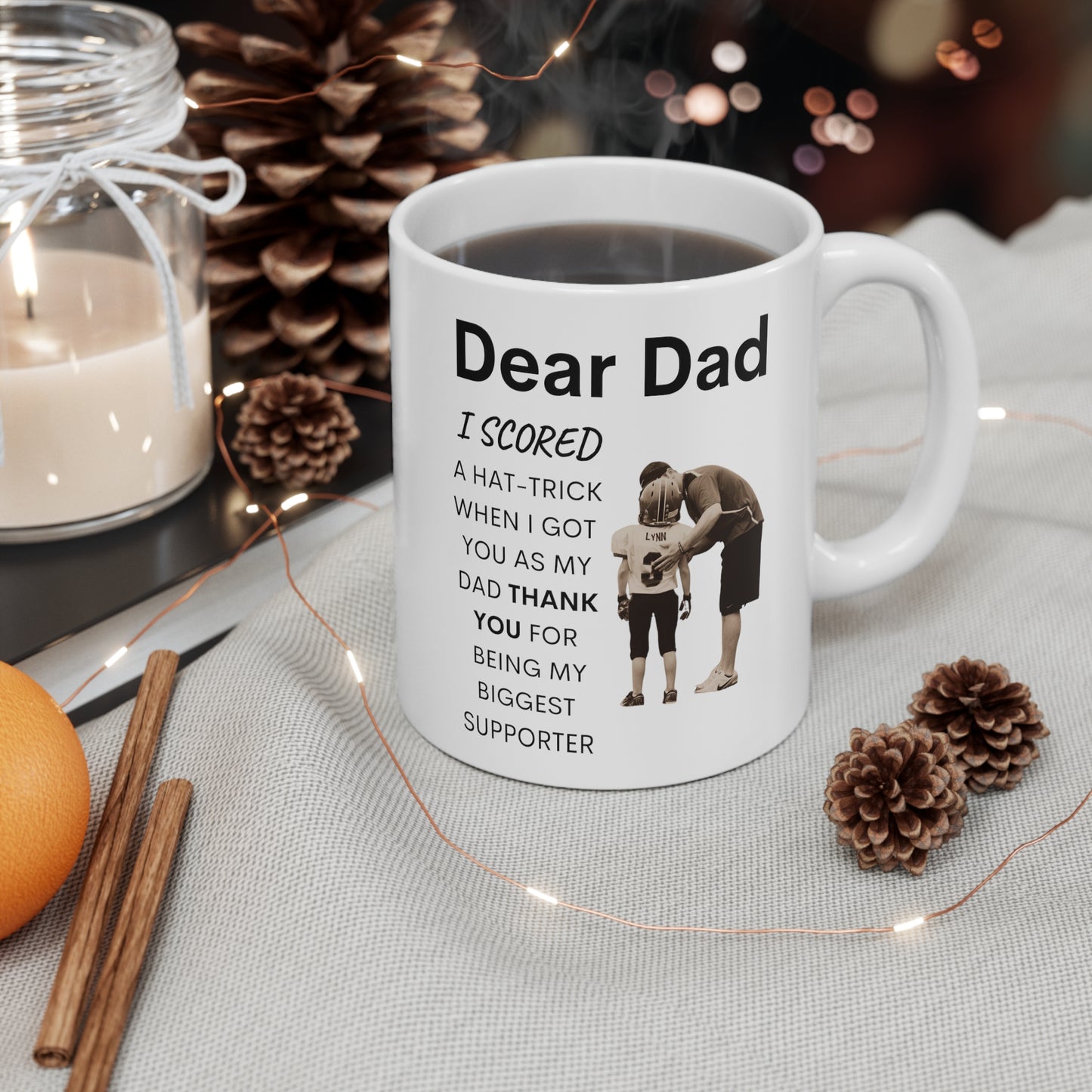 I Scored A Hat - Trick Mug | Ceramic Mug 11oz Dad Gift Father's Day
