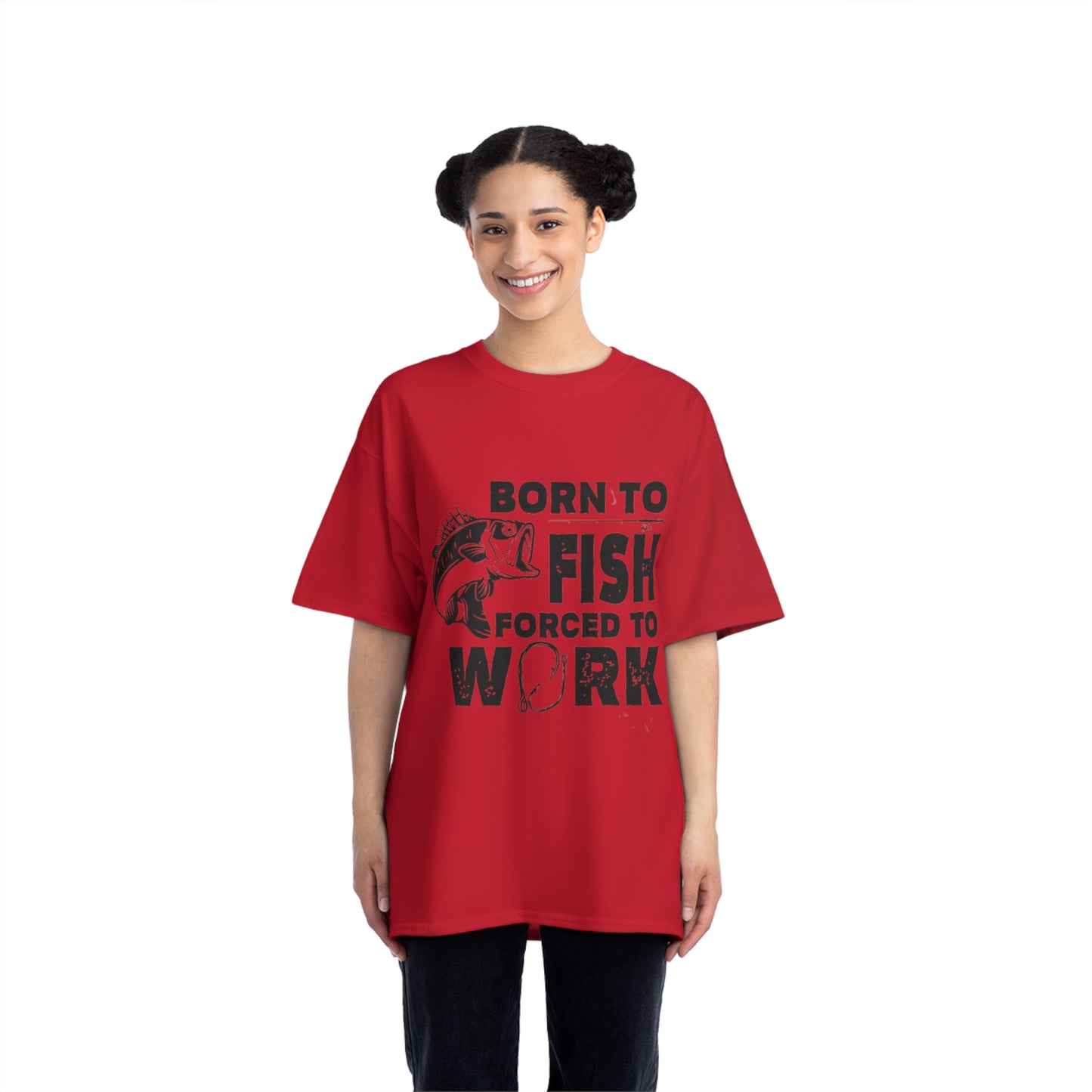 Born To Fish Forced To Work Men's T-shirt | Father's Day gift, Fishing T-Shirt for dad, husband, daddy, grandpa, Gift For Dad