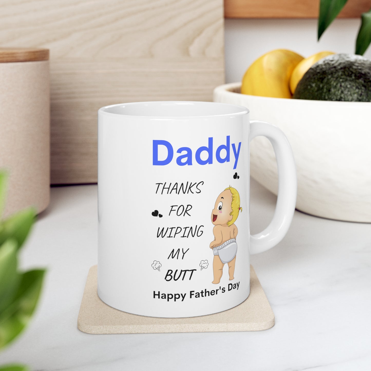 Father's Day Gift | Daddy Gift, Ceramic Mug 11oz