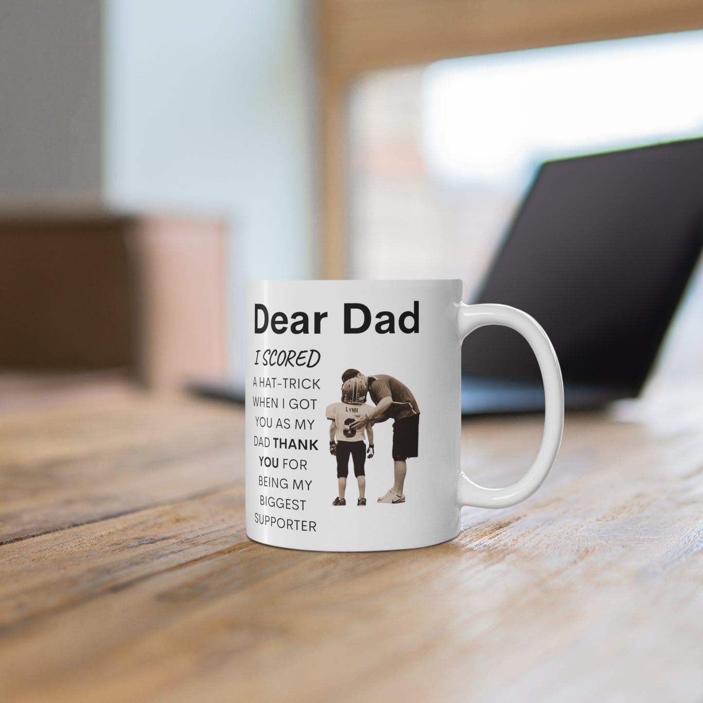 I Scored A Hat - Trick Mug | Ceramic Mug 11oz Dad Gift Father's Day
