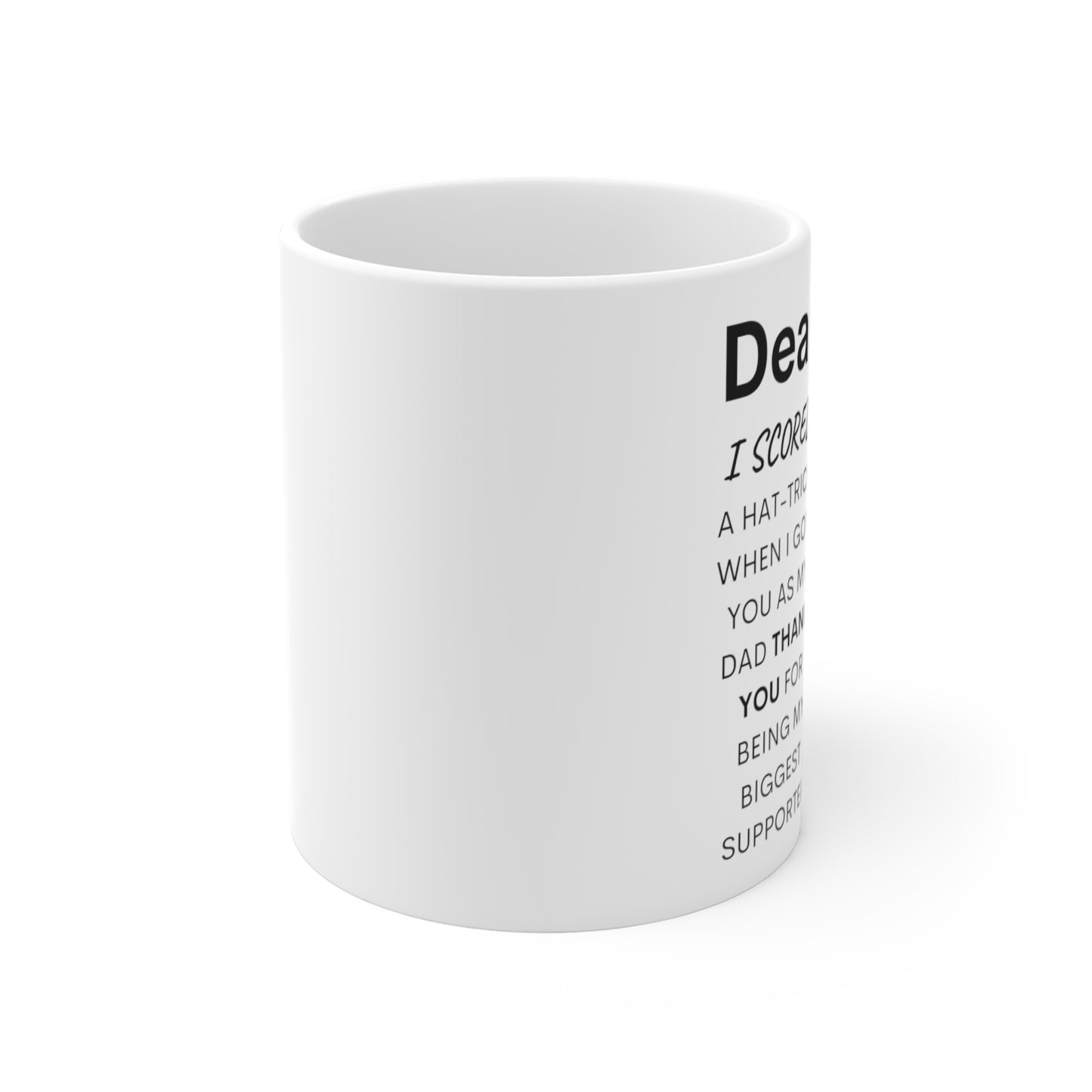 I Scored A Hat - Trick Mug | Ceramic Mug 11oz Dad Gift Father's Day