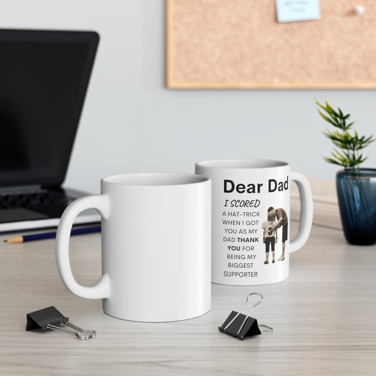 I Scored A Hat - Trick Mug | Ceramic Mug 11oz Dad Gift Father's Day