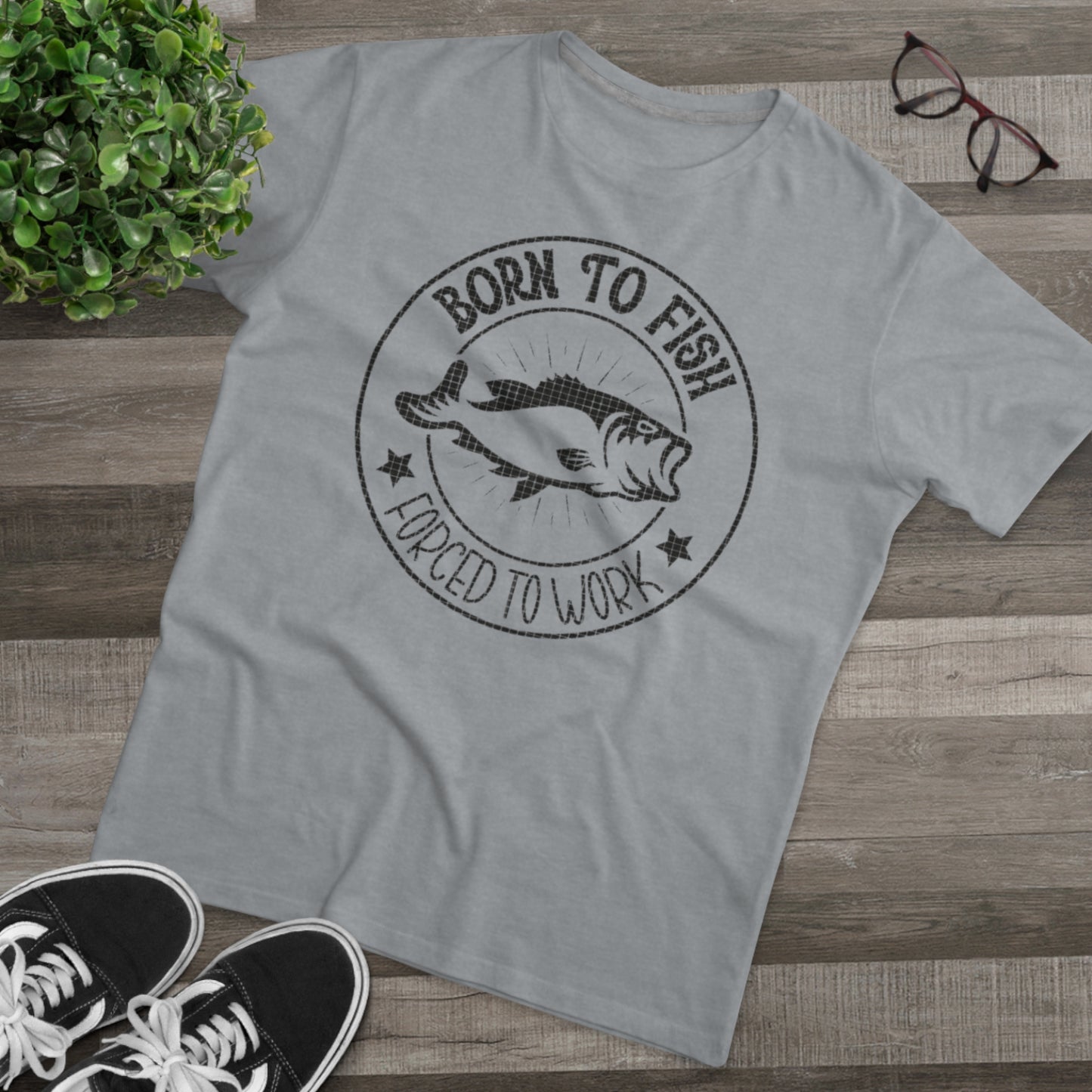 Men's Fishing T-Shirt | Born To Fish Forced To Word, Fisherman Gifts, Fathers Day Gift, Dad Gift, Fishing T-Shirt