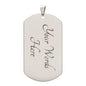 Dog Tag Necklace | Gift For Dad - Father's Day Gift