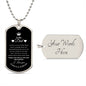 Dog Tag Necklace | Gift For Dad - Father's Day Gift
