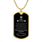 Dog Tag Necklace | Gift For Dad - Father's Day Gift