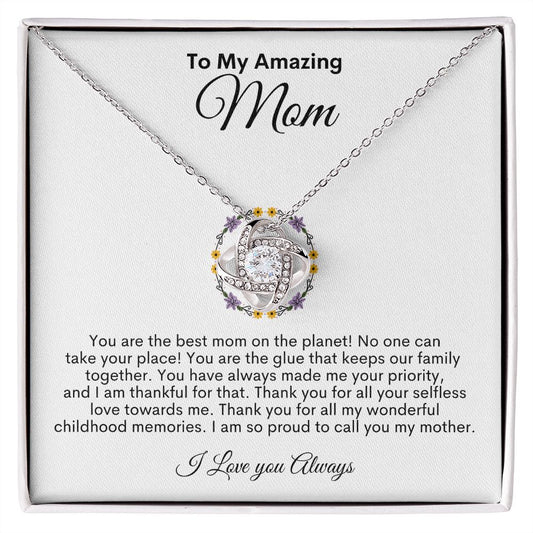 To My Amazing Mom | Mother's Day Gift, Necklace from Son Or Daughter