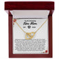 To An Amazing New Mom | Mother's Day Gift, Interlocking Hearts Necklace - New Mom