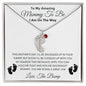 Amazing Mommy To Be | Gift For New Mom - Mother's Day Baby Feet Necklace