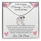 Amazing Mommy To Be | Gift For New Mom - Mother's Day Baby Feet Necklace