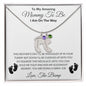 Amazing Mommy To Be | Gift For New Mom - Mother's Day Baby Feet Necklace