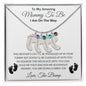 Amazing Mommy To Be | Gift For New Mom - Mother's Day Baby Feet Necklace