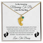 Amazing Mommy To Be | Gift For New Mom - Mother's Day Baby Feet Necklace